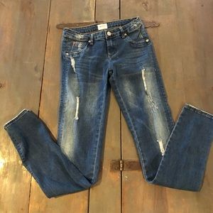 Hudson girls jeans ankle length size 16